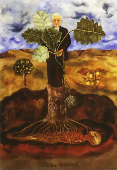 Retrato de Luther Burbank Frida Kahlo